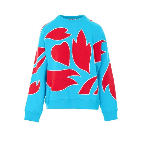 Essentiel Antwerp Sweaters - Essentiel Antwerp Women Jalways Sweatshirt With Flame-Shaped Applications